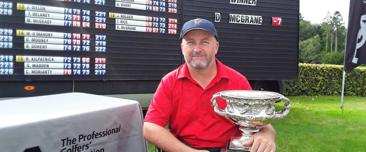 McGrane bags second Irish PGA Championship crown