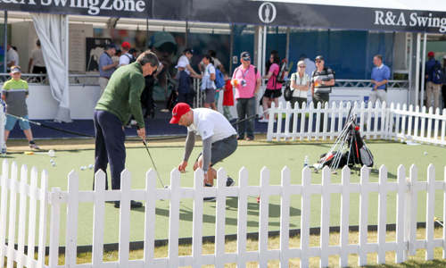 Learning opportunity at the Open Championship