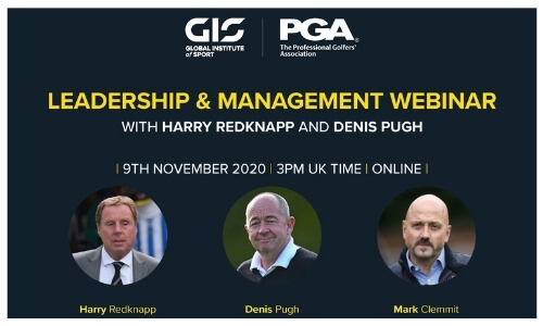 Leadership and management webinar with Harry Redknapp and Denis Pugh