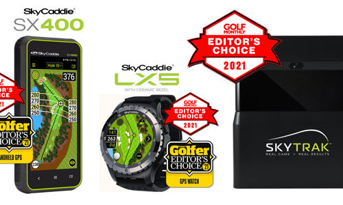 SkyTrak and SkyCaddie win again