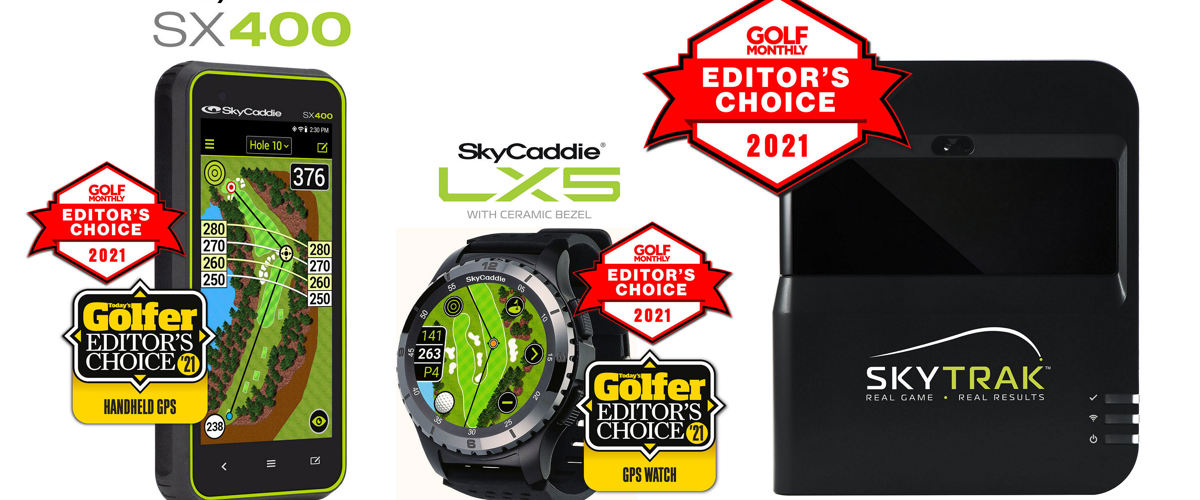 SkyTrak and SkyCaddie win again