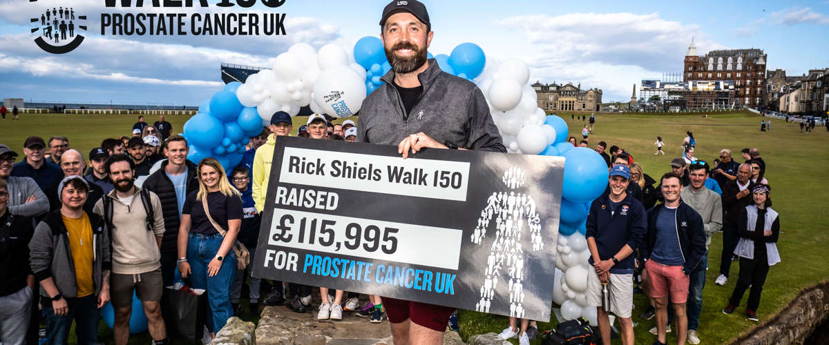 YouTube star Rick Shiels' 150-mile fundraising march raises £120k for Prostate Cancer UK