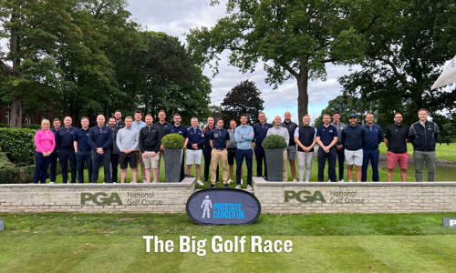 PGA Partners take on the inaugural ‘PGA Big Golf Race’ in support of Prostate Cancer UK